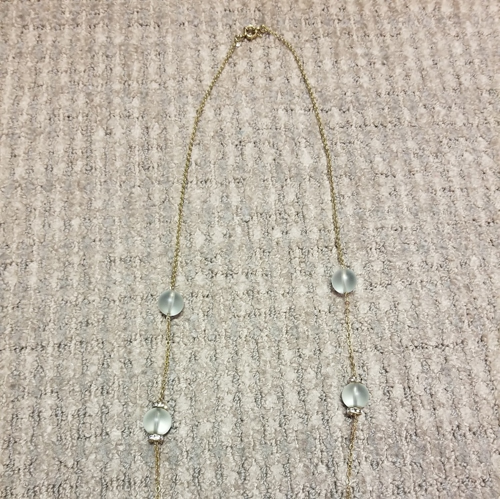 J crew long statement necklace - Picture 2 of 2